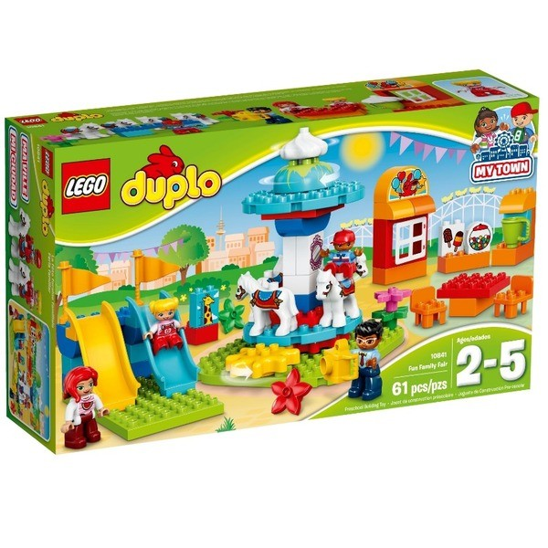 Конструктор lego duplo 10841 семейный парк аттракционов
Конструктор lego duplo 10841 семейный парк аттракционов