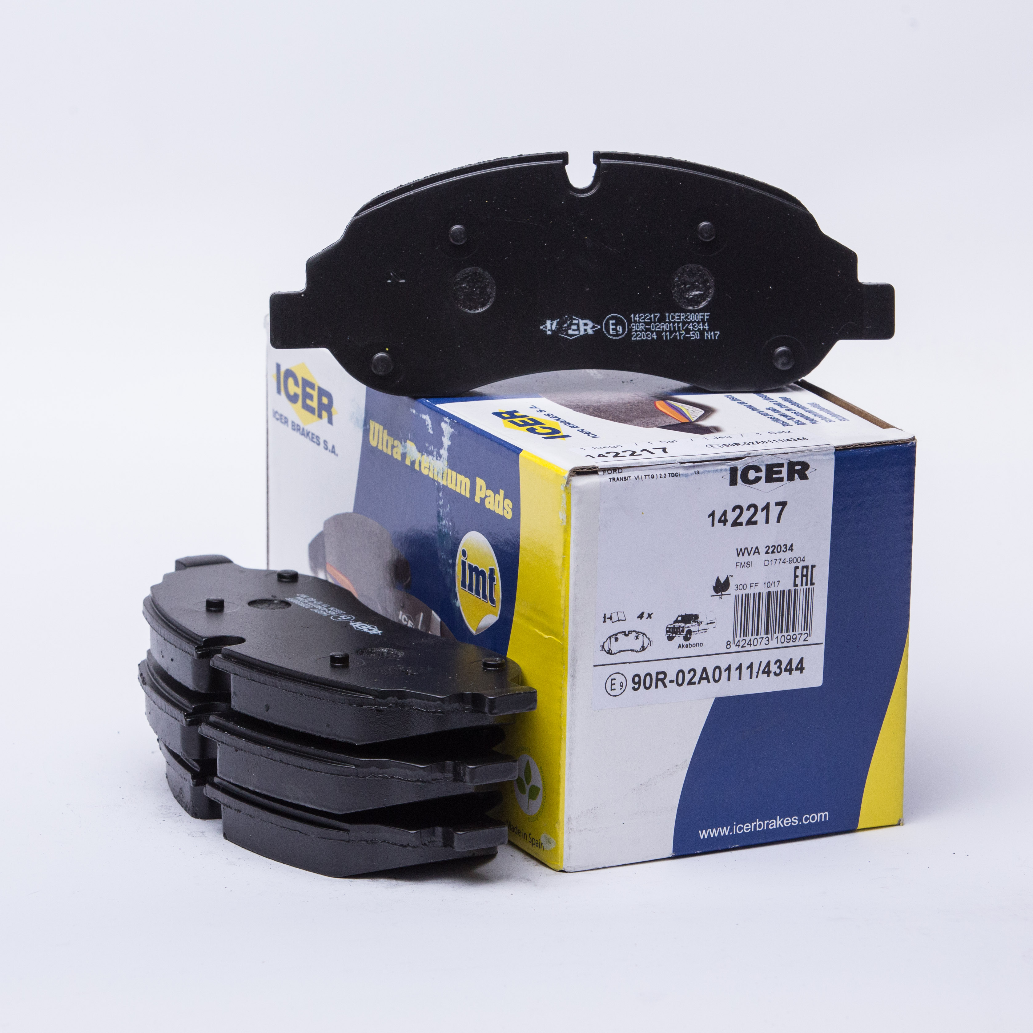 Тормозные колодки icer. ICER 142217. 142217 Колодки. ICER 142217 142217 колодки дисковые передние!\ Ford Transit VIII all 14>.